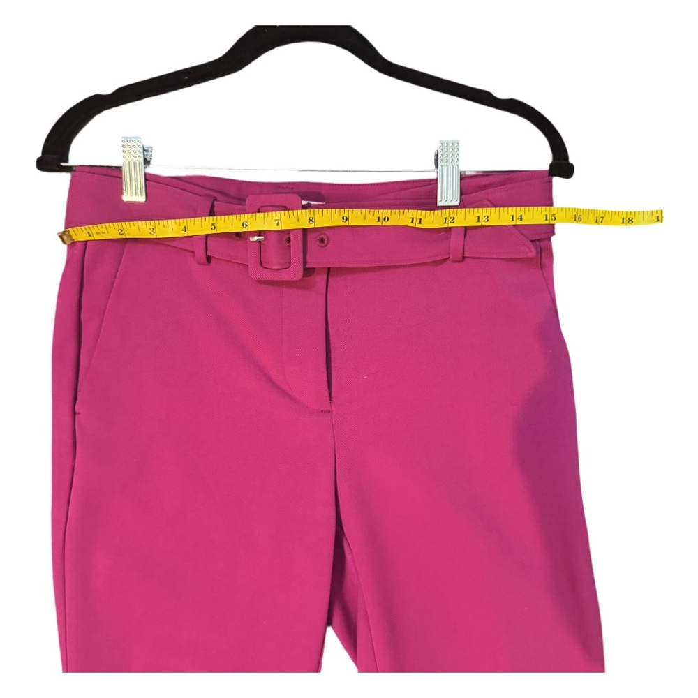 LOFT Magenta Cuffed Ankle Cropped Pants - Picture 4 of 6